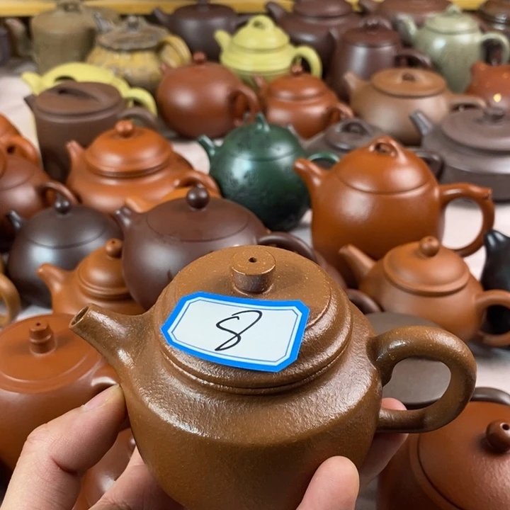 紫砂茶壶天**雪宜兴紫砂壶