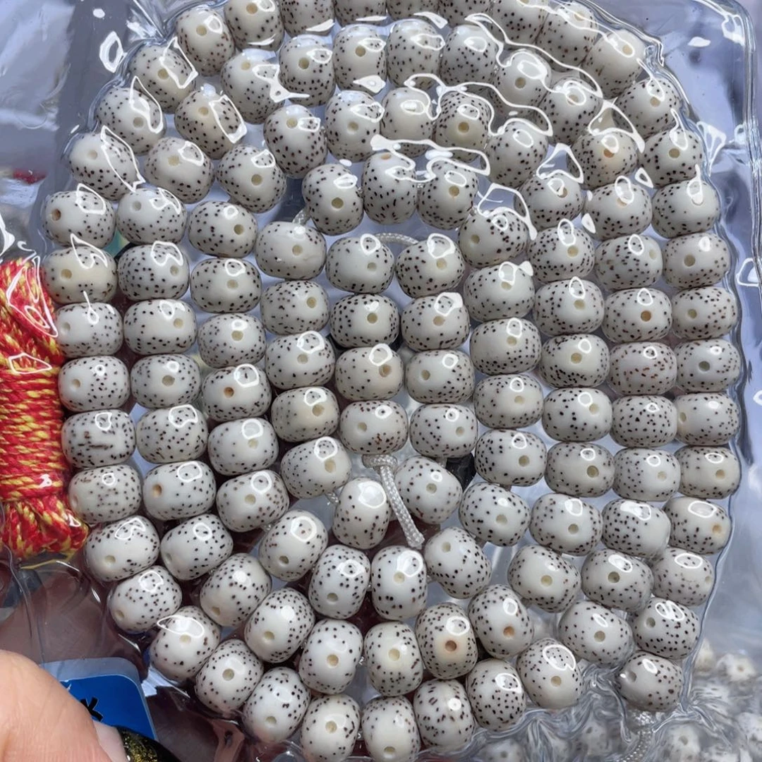 用***4吊坠星月菩提脱脂藏式桶珠尺寸10
