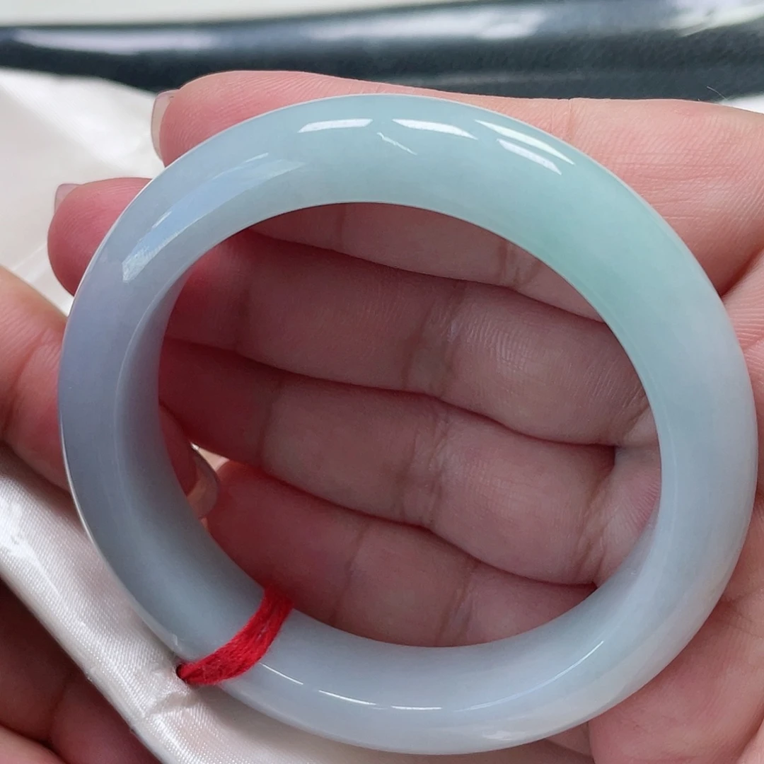 未镶嵌手镯翡翠缅甸翡翠手镯54圈