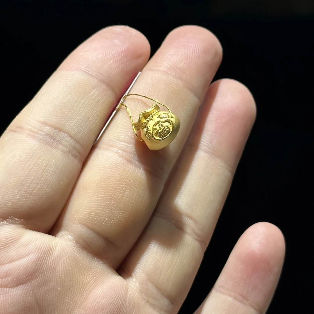 足金999 精品 纳福福袋通孔 1.121