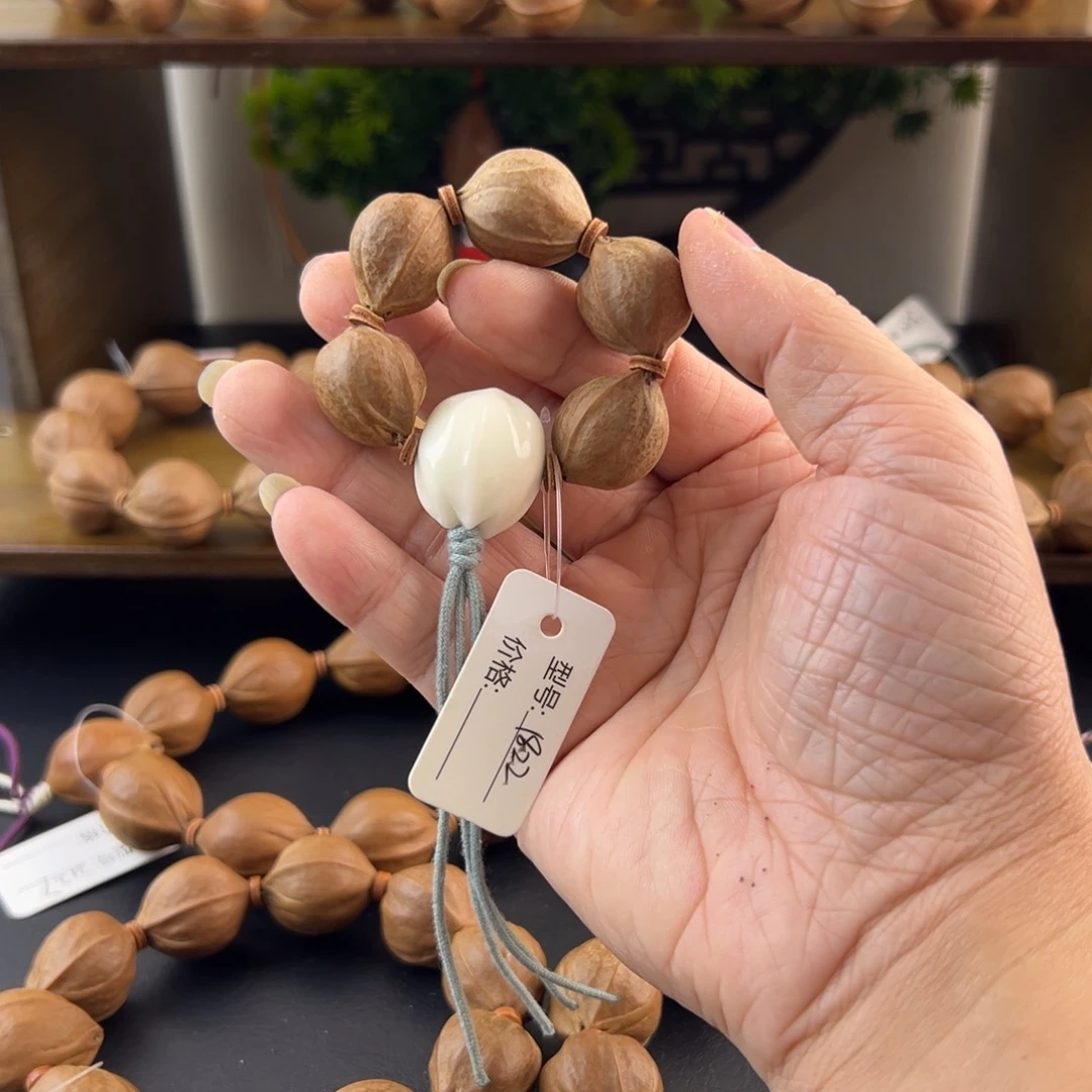 吊坠橄榄核梅林铁核老树核素串1822手捻稀有短圆