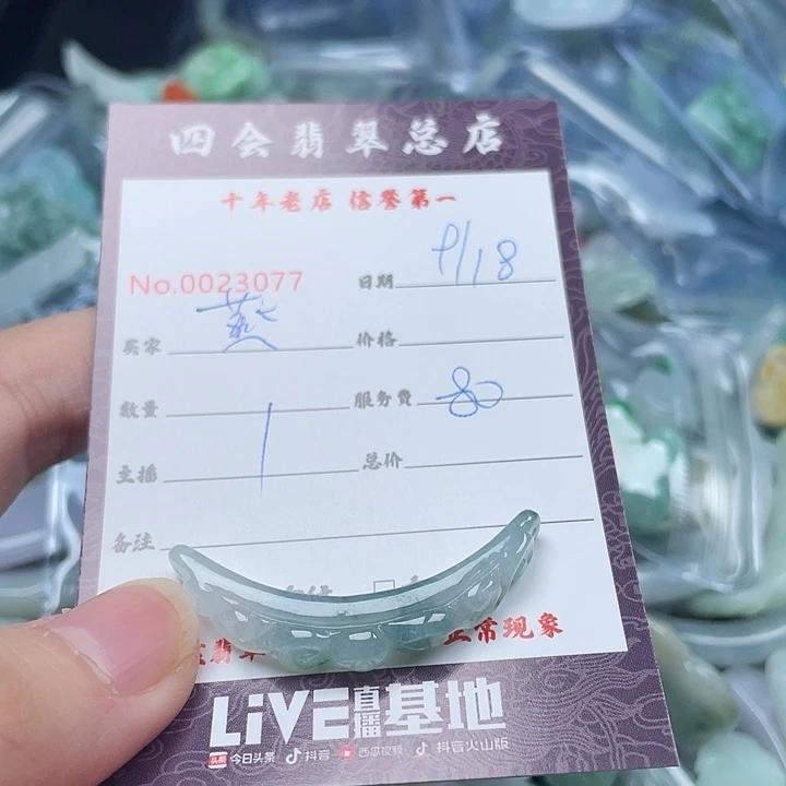 燕***颈饰未镶嵌翡翠翡翠