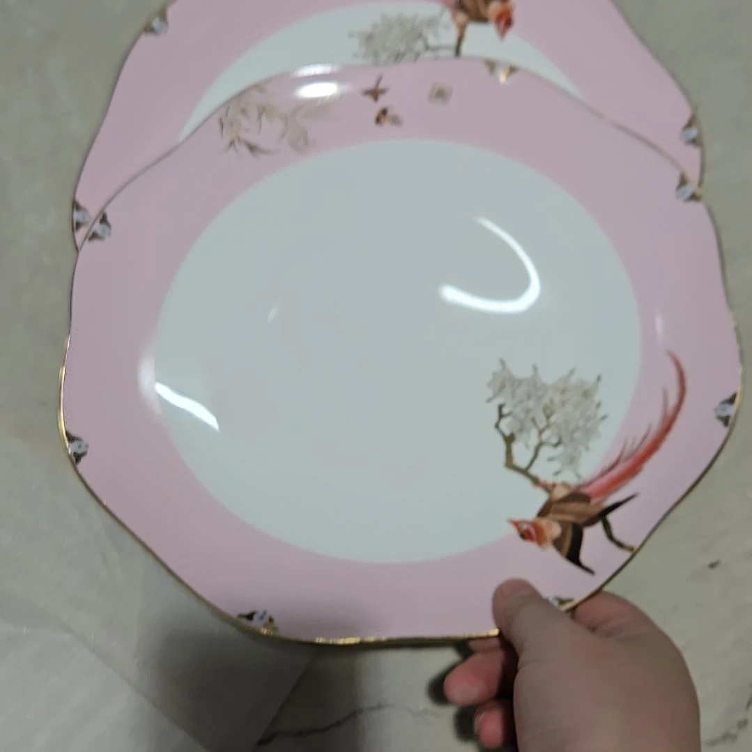 瓷片微瑕奥维10寸2个大盘6666666