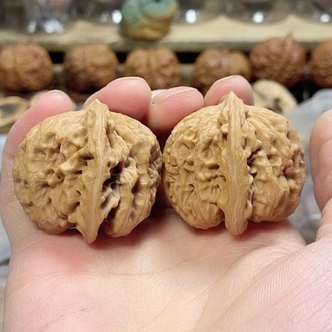 文玩核桃把件天眼有修39