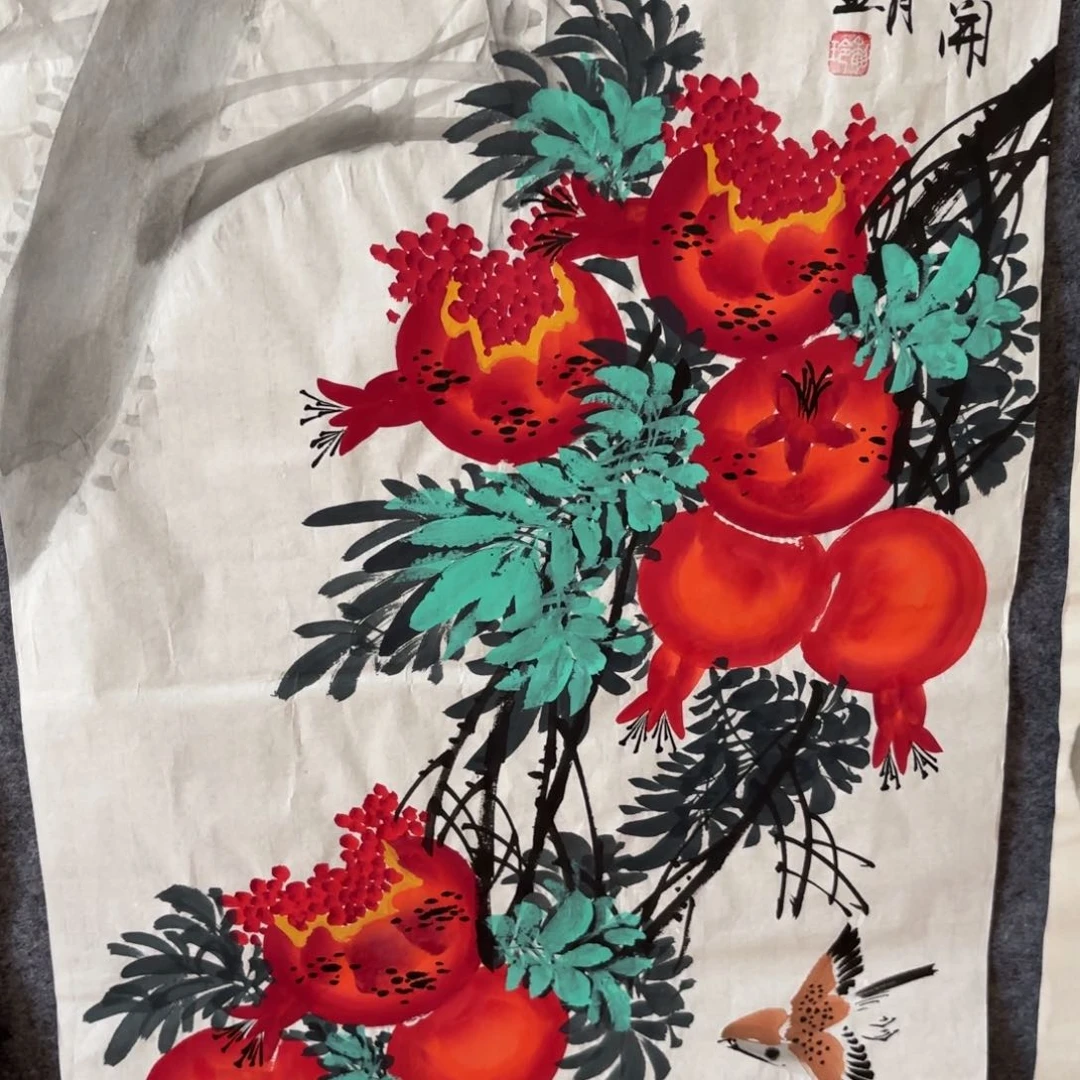 国画黎玲国画花鸟山水精品