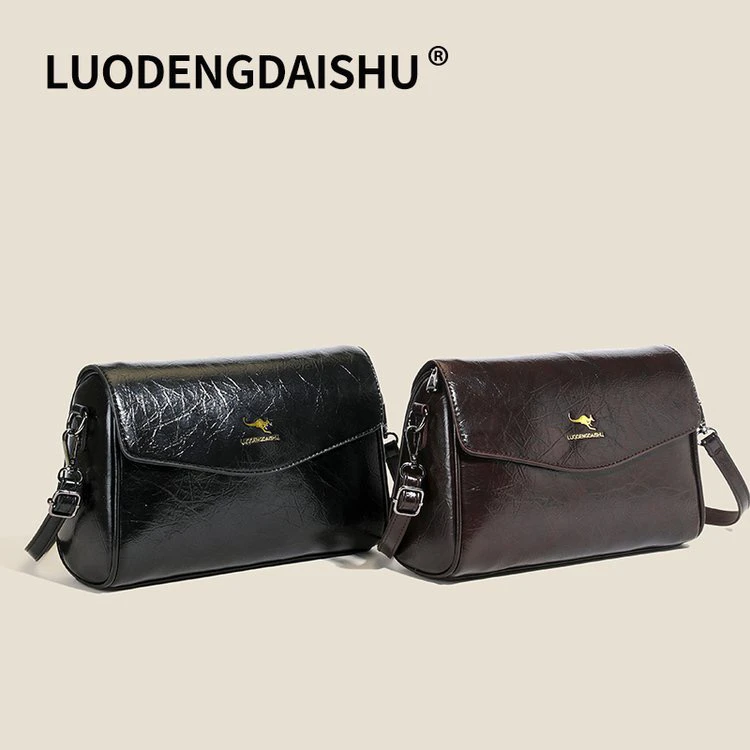 2024时尚百搭轻奢女士斜挎单肩包2036黑色