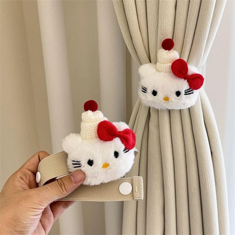 25新款可爱卡通窗帘固定神器窗帘绑带一对装绑绳儿童房纱帘扎束带