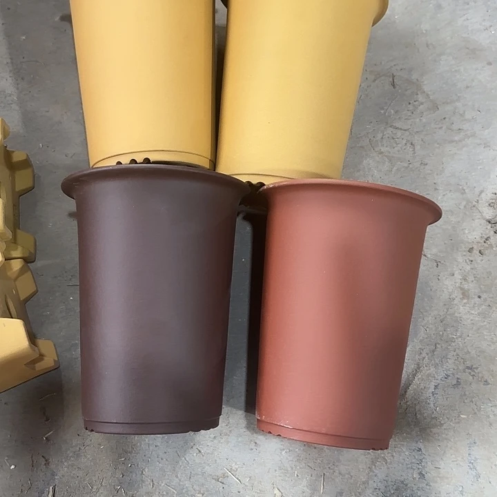 15×19四只手工小桶盆