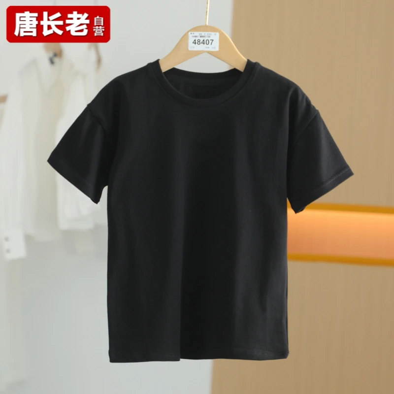 【唐长老自营】货号48407童装新款圆领短袖T恤D七