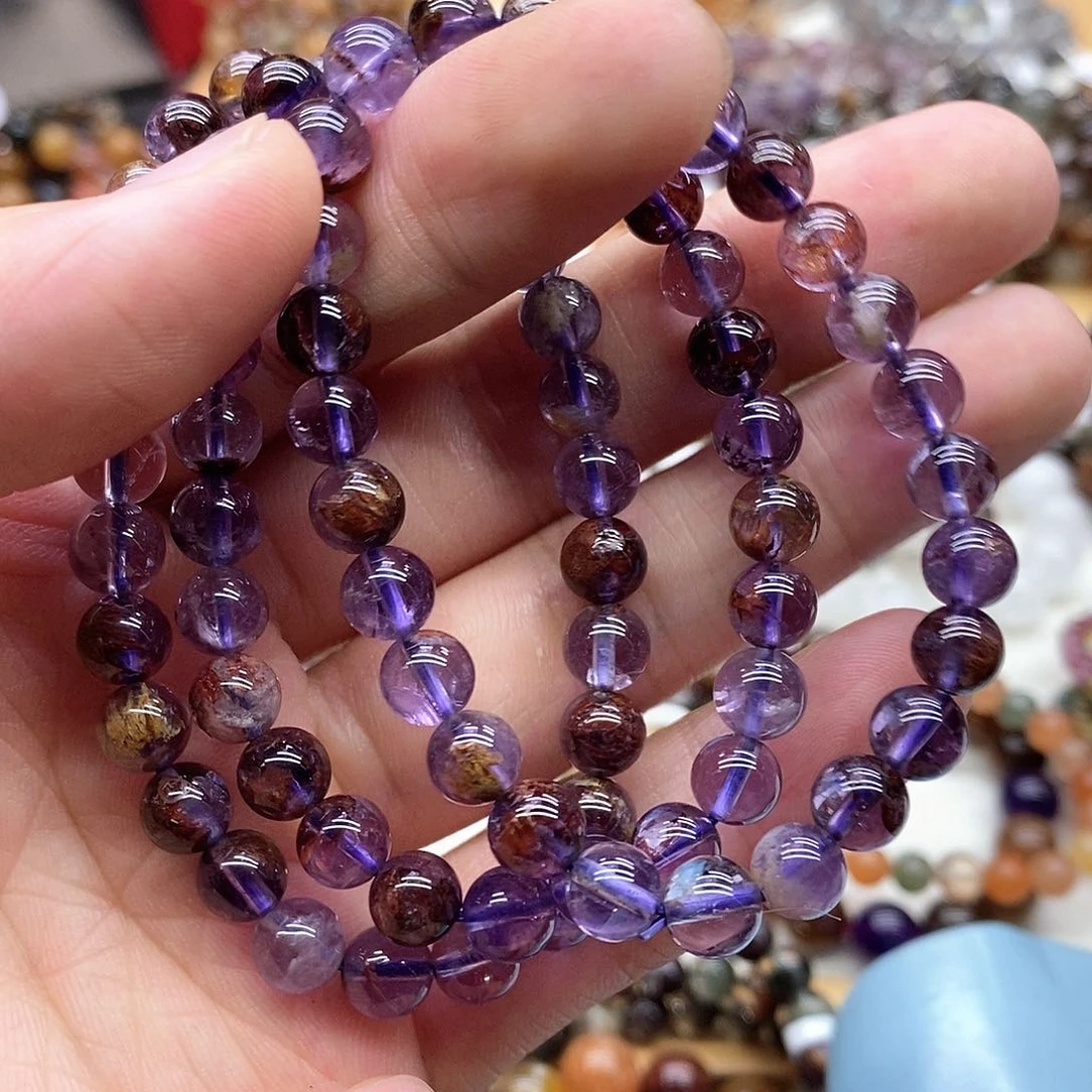 水晶手链未镶嵌多样性发货发一条