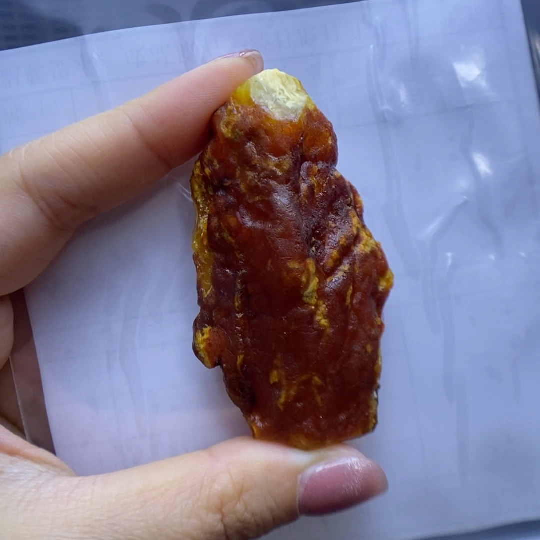 未镶嵌定制蜜蜡郎