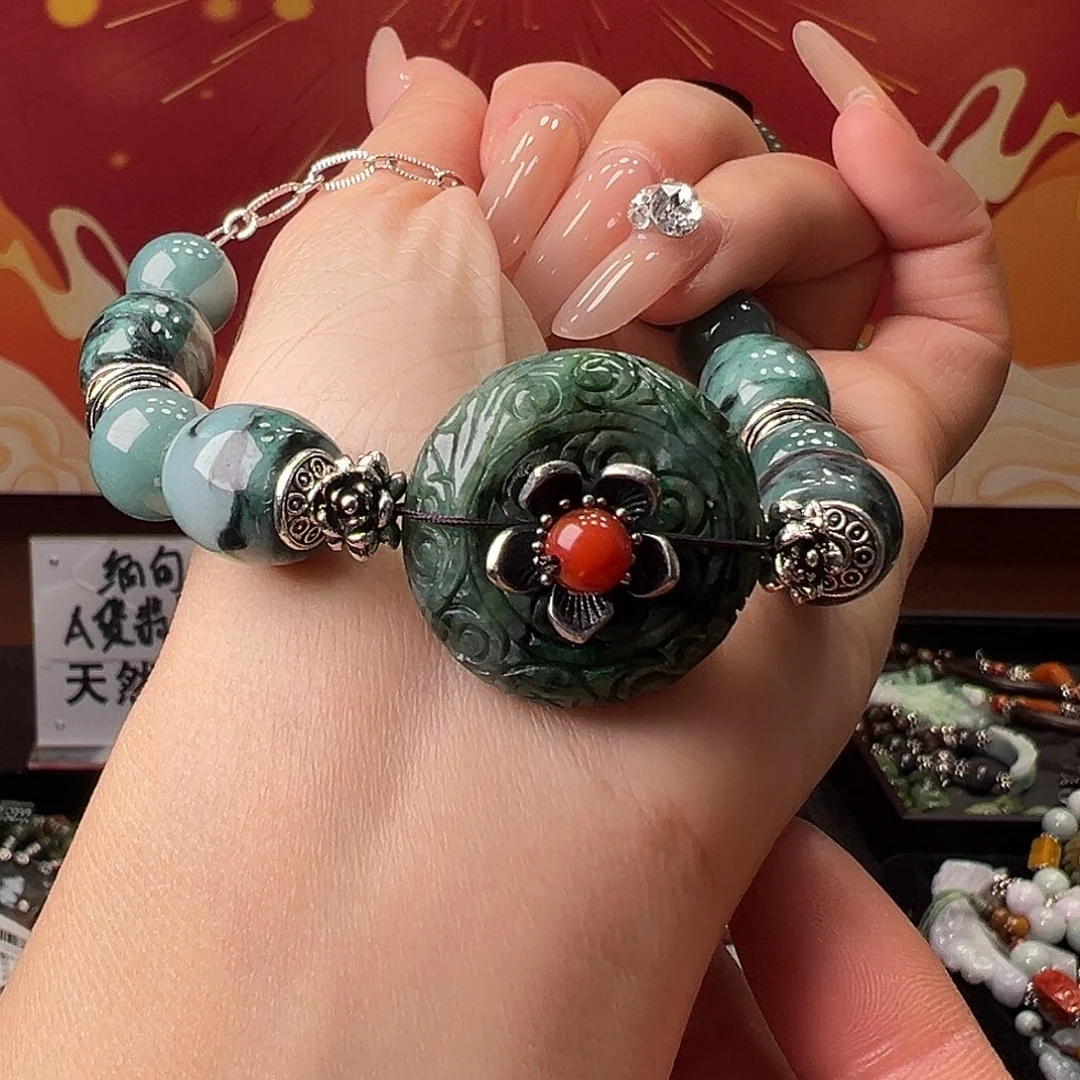 翡翠未镶嵌手链手链