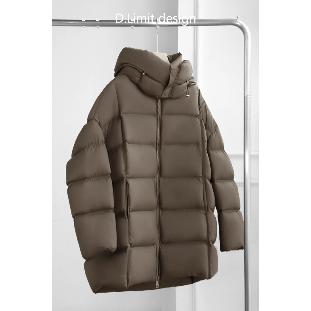 【D.Limit design】冬季休闲宽松保暖连帽鹅绒DLHY132