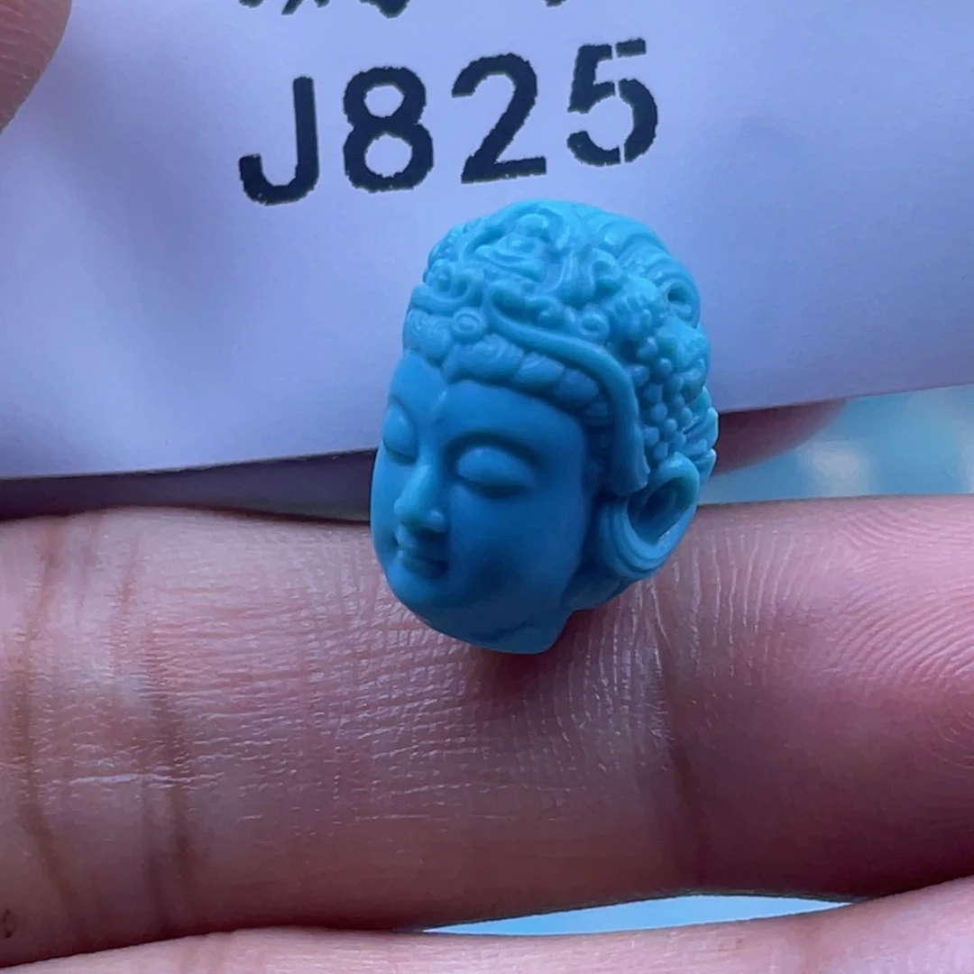 绿松石未镶嵌天然原矿绿松石雕件