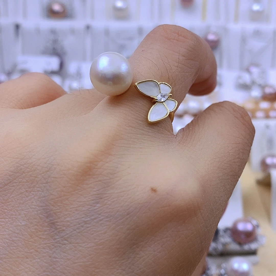 未镶嵌戒指淡水珍珠