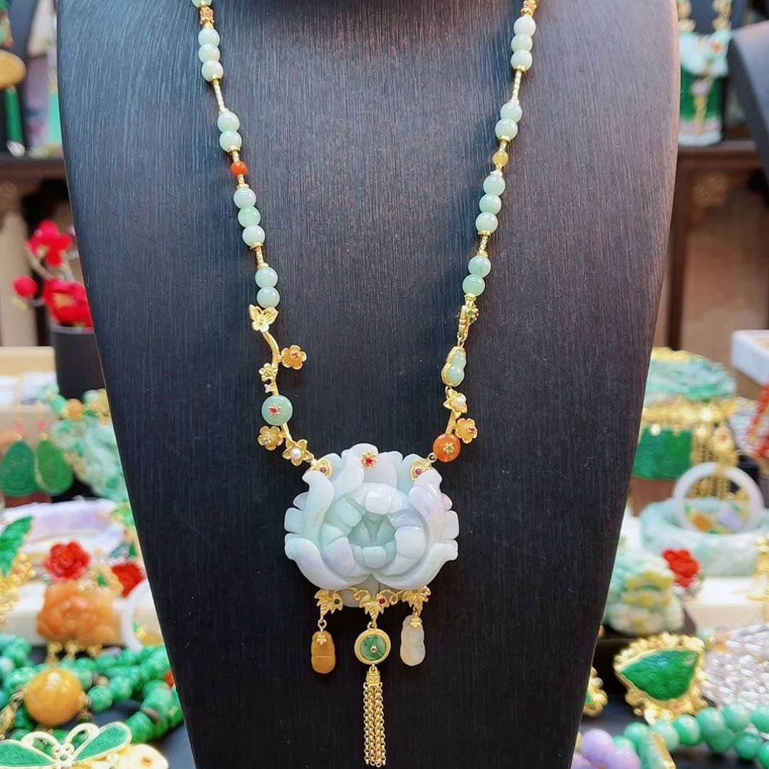 翡翠合金颈饰48小时鉴赏期