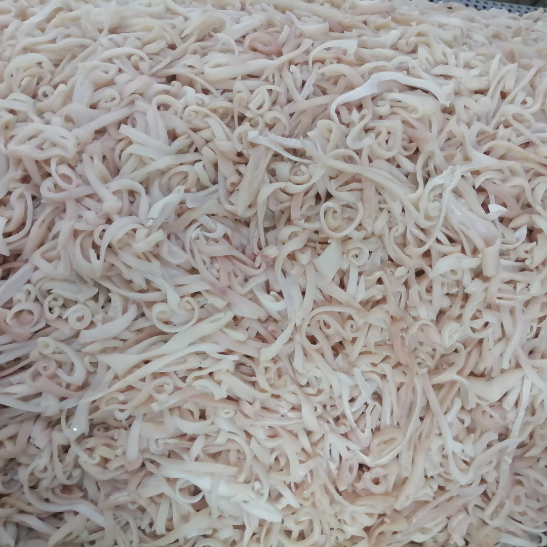 猪皮丝新鲜猪背部皮丝去毛无毛去油生猪皮丝精修猪皮丝商用批发