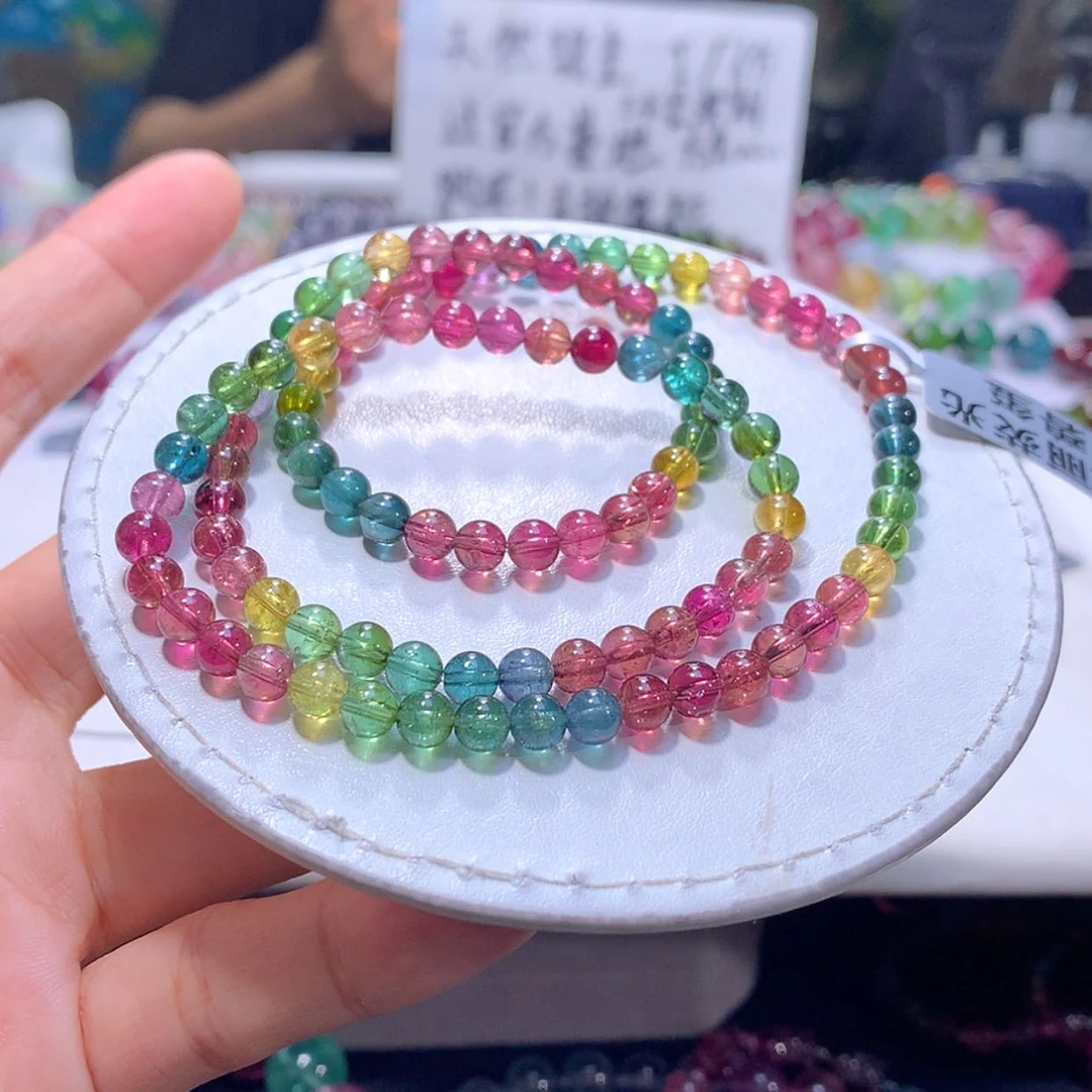 【闪购商品】未镶嵌手串碧玺5m