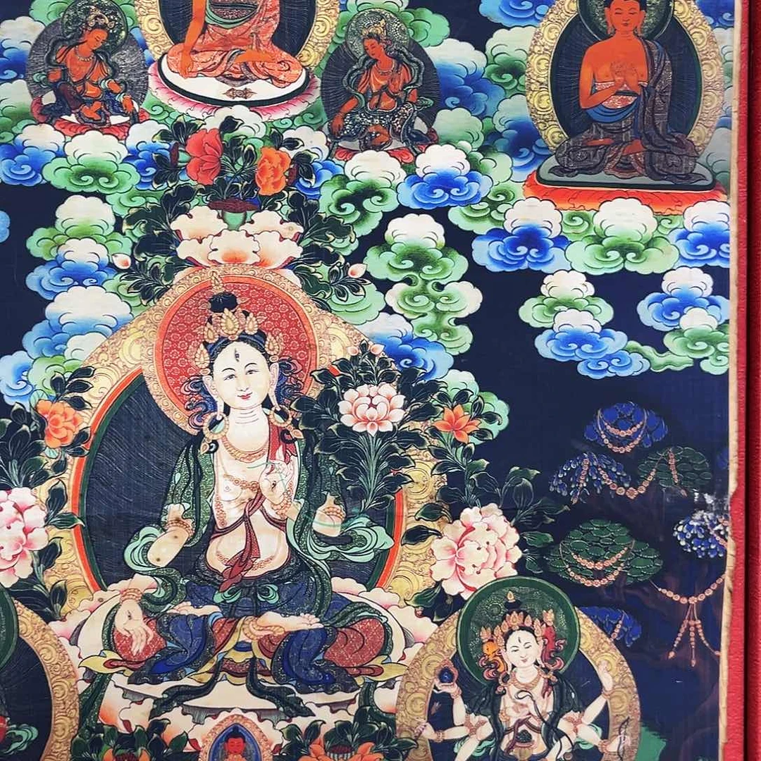 卷轴画装饰设计风格简约