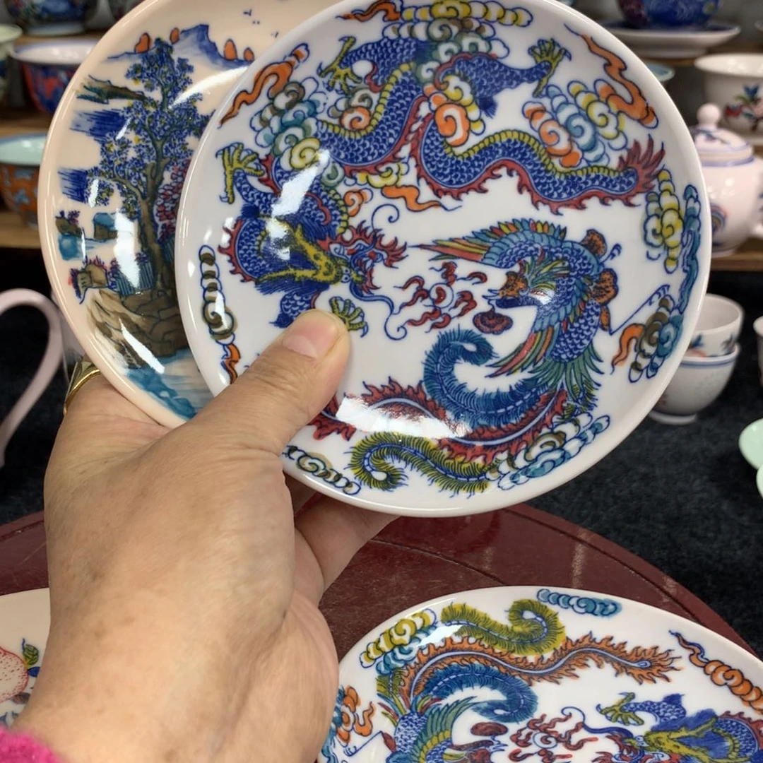 潜***化摆件盘2件999999999999999