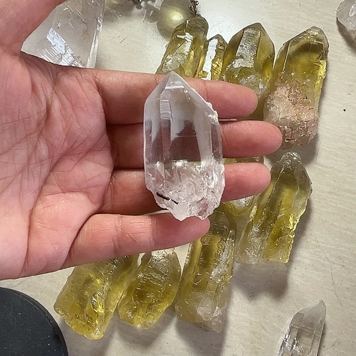 水晶珠宝半成品未镶嵌E**a