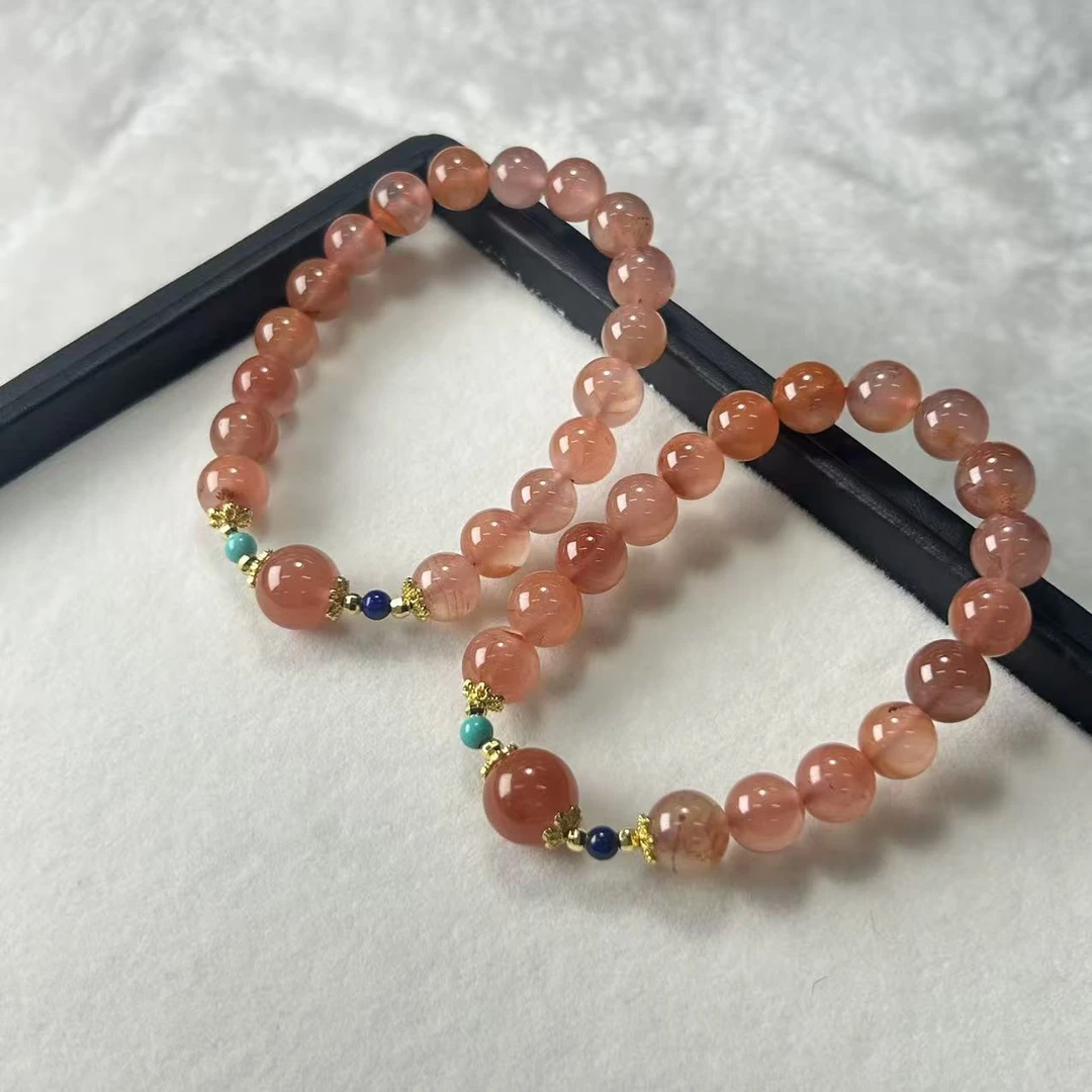 【睿泽赏宝】南红冰红手串 多样性发一/有瑕 9-11mmKT0110115