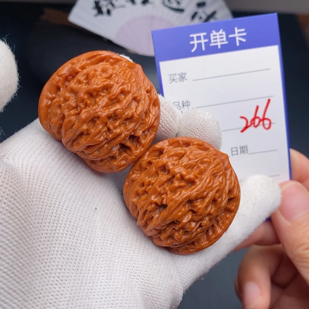 文玩核桃把件41虎头266