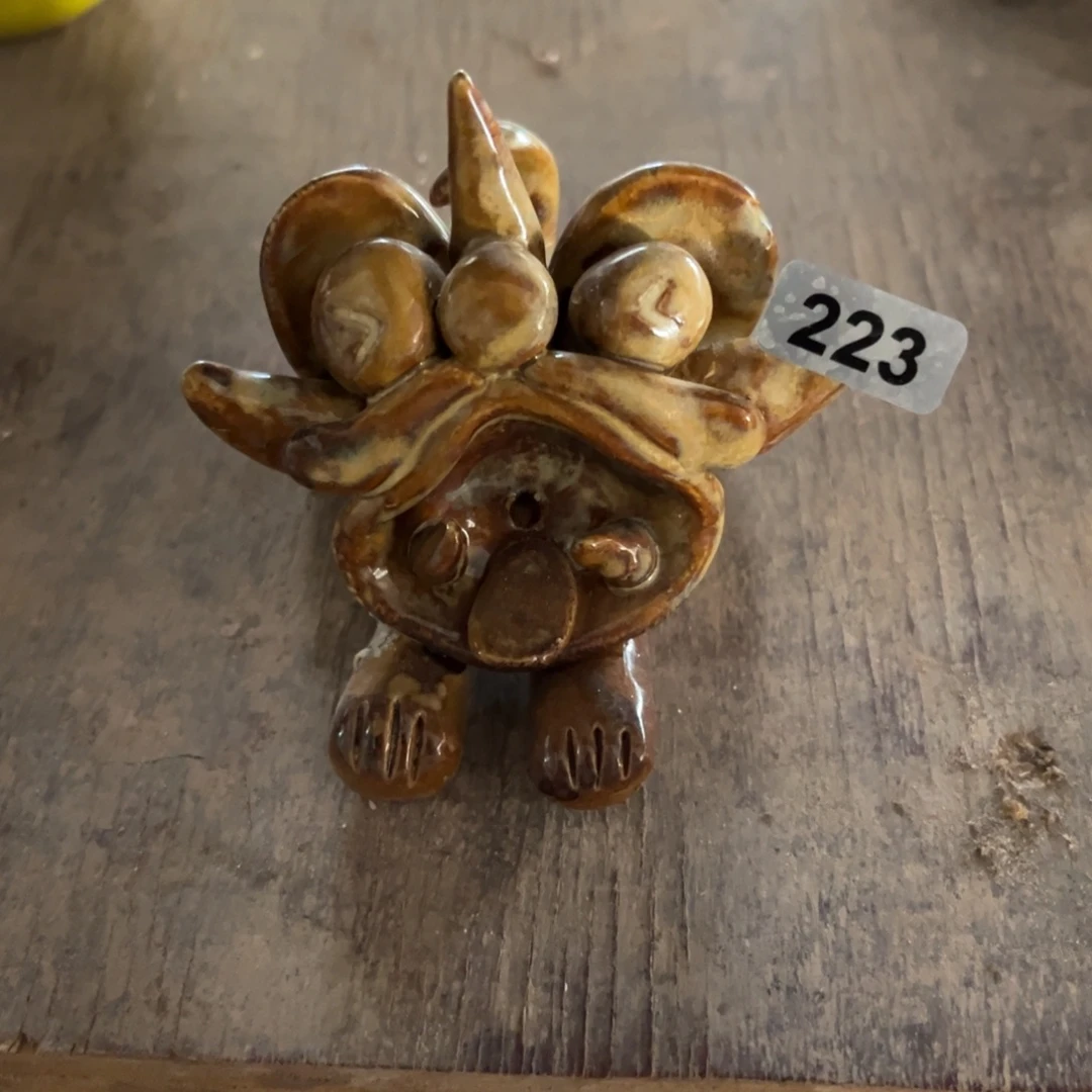 摆件纯手工抽象陶瓷摆件微瑕223
