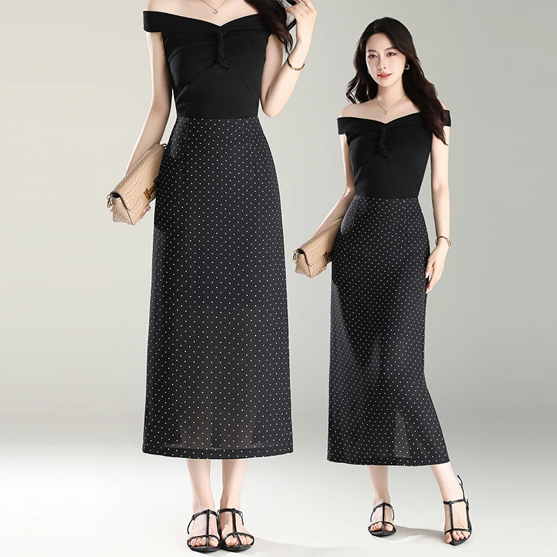 优雅气质典雅大方半身裙2025夏季新款洋气高腰显瘦高档减龄包臀裙