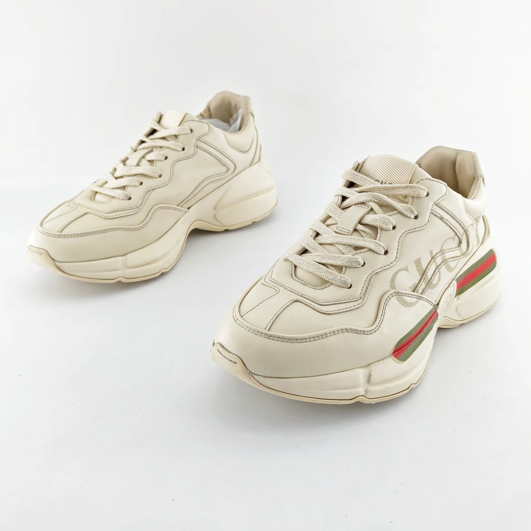 90新 GUCCI/古驰 Gucci/古驰 36码 米白色老爹鞋 D7806