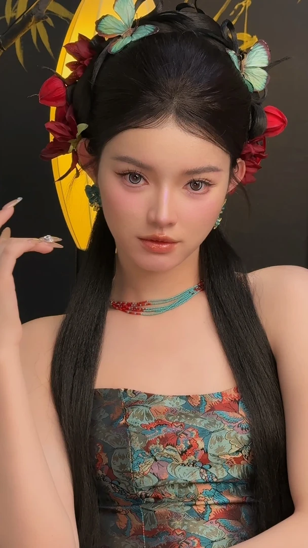 「湖光」新中式晨袍造型新娘头饰复古气质百搭头饰F1375