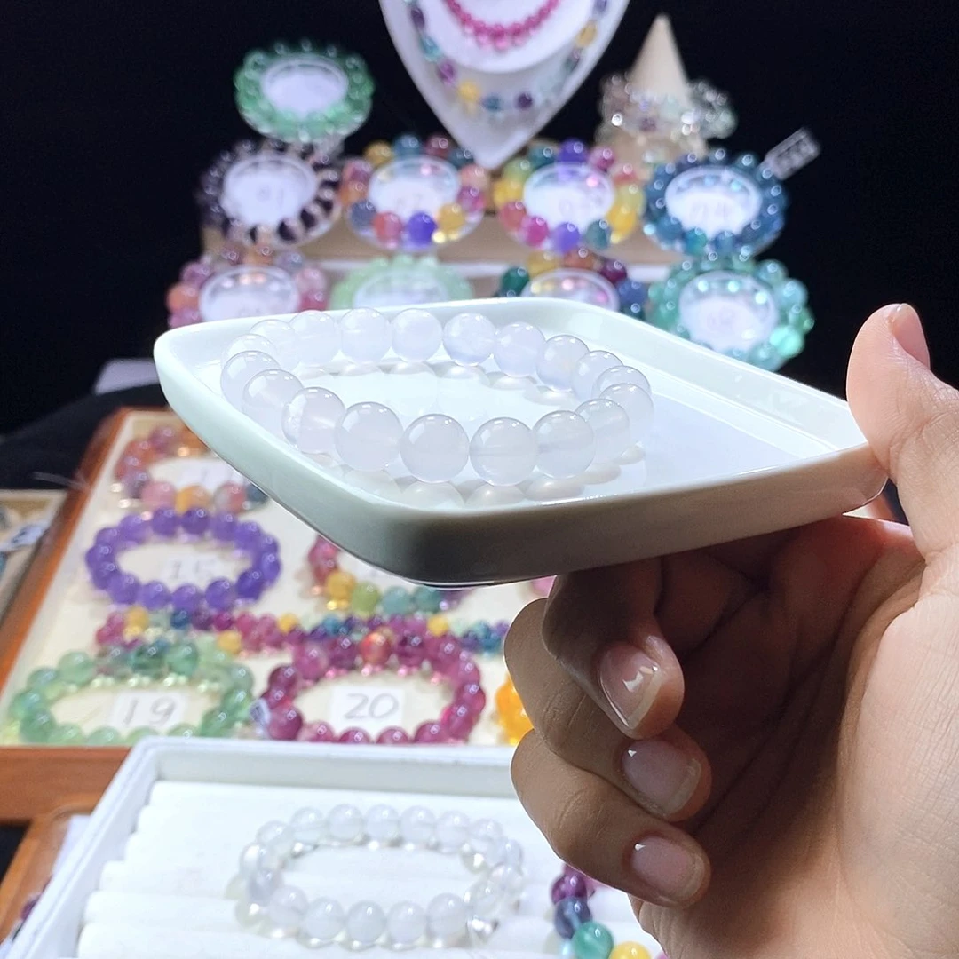 手链未镶嵌萤石荔枝冻
