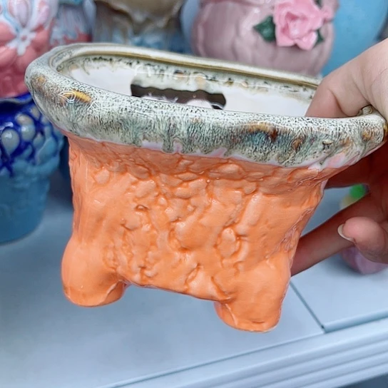 多肉绿植陶瓷花盆9.9包邮