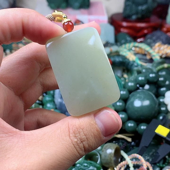 未镶嵌和田玉挂件韶*