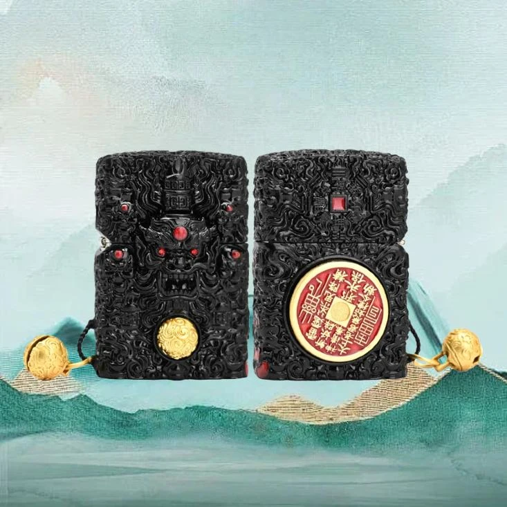 佐罗套甲山鬼花钱 黑