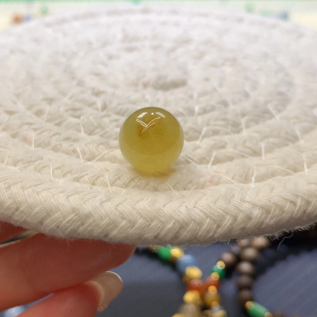定制翡翠未镶嵌 毛货抛光定制 卡11.7柠檬黄