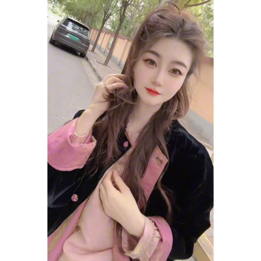 『墨紫拼接H』时尚气质百搭外套6165