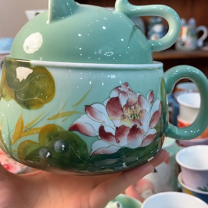 陶景德镇釉下手绘陶瓷