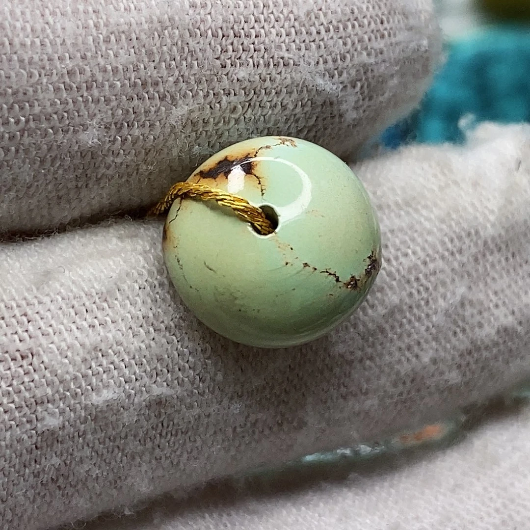 绿松石未镶嵌天然原矿 带武汉地大证书