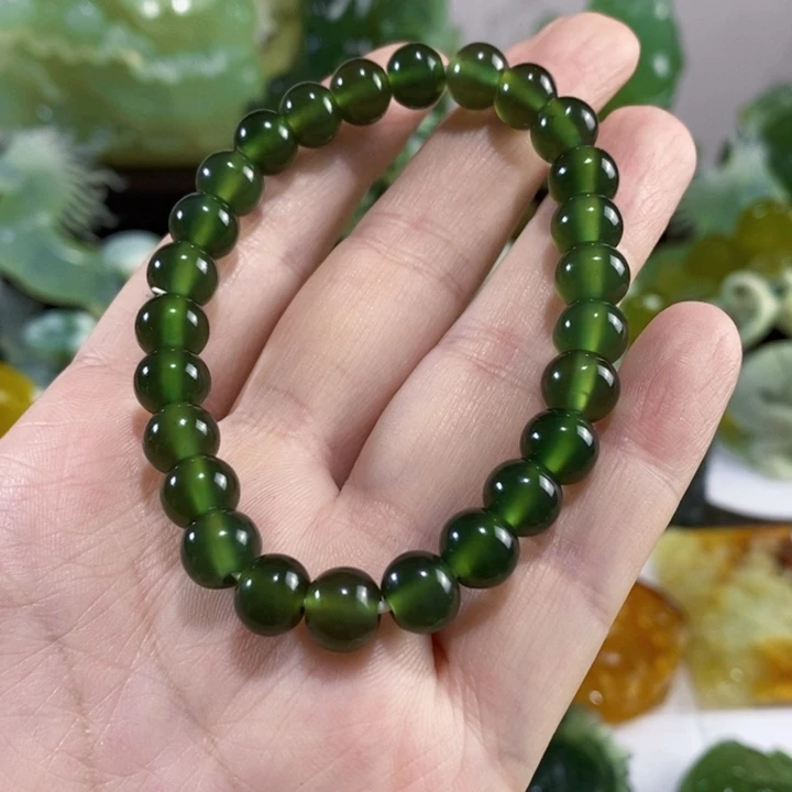 未镶嵌岫玉手串手链