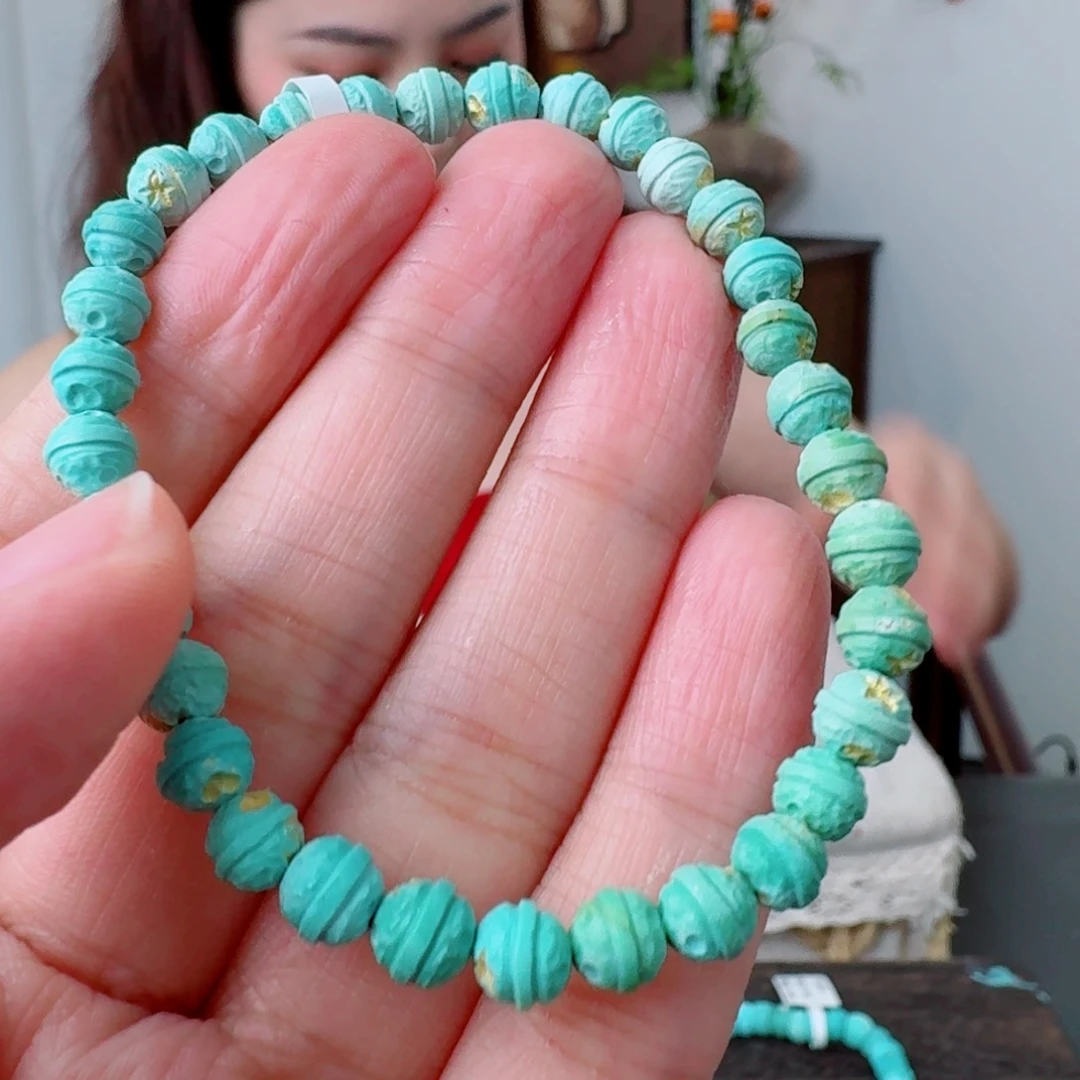 未镶嵌绿松石珠宝奇石