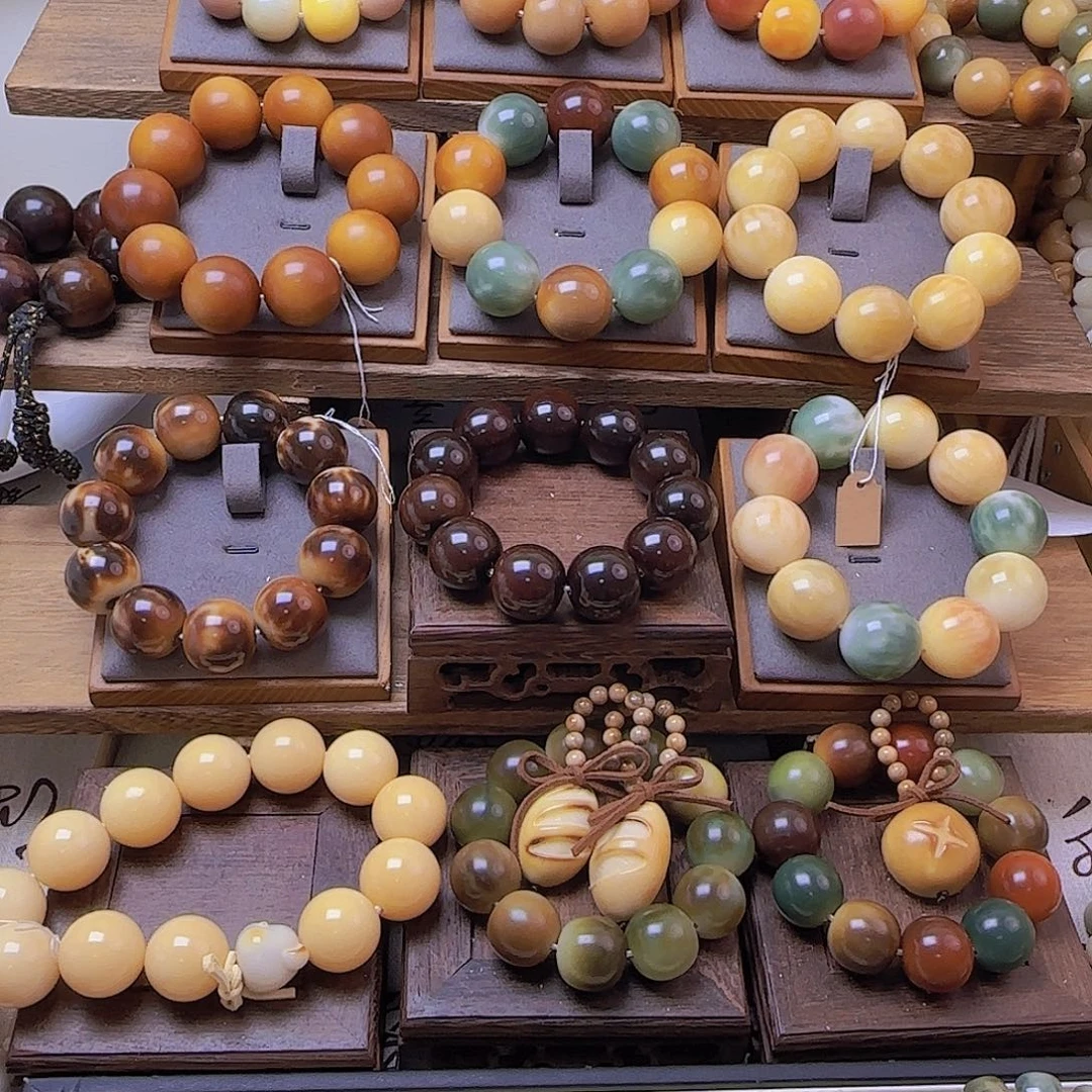 V***M菩提根/象牙果手串22汤圆微瑕