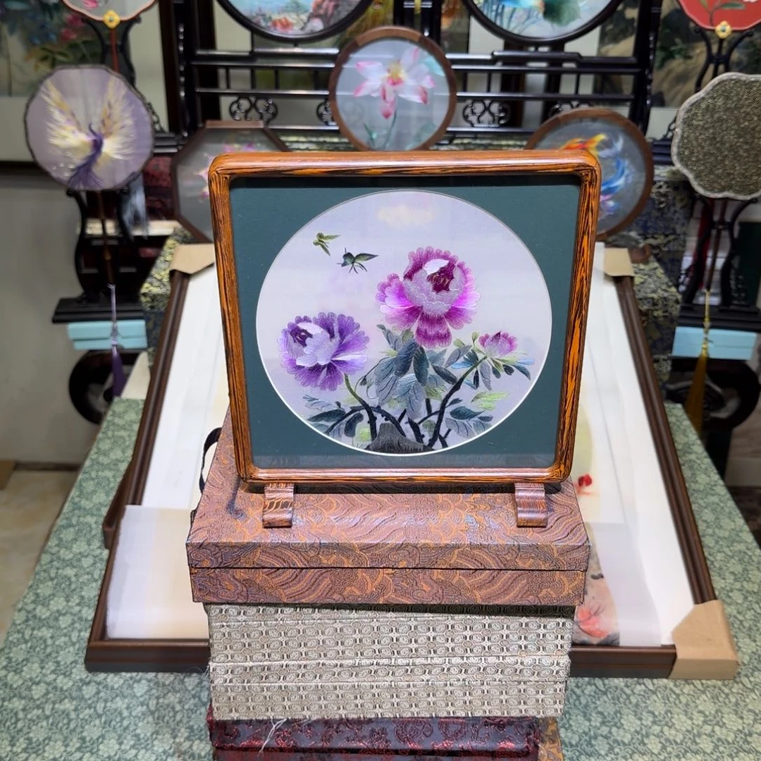 刺绣手工苏绣工艺制作技艺精湛