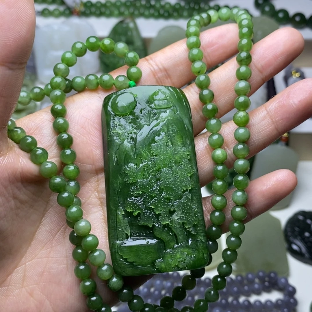 颈饰未镶嵌和田玉