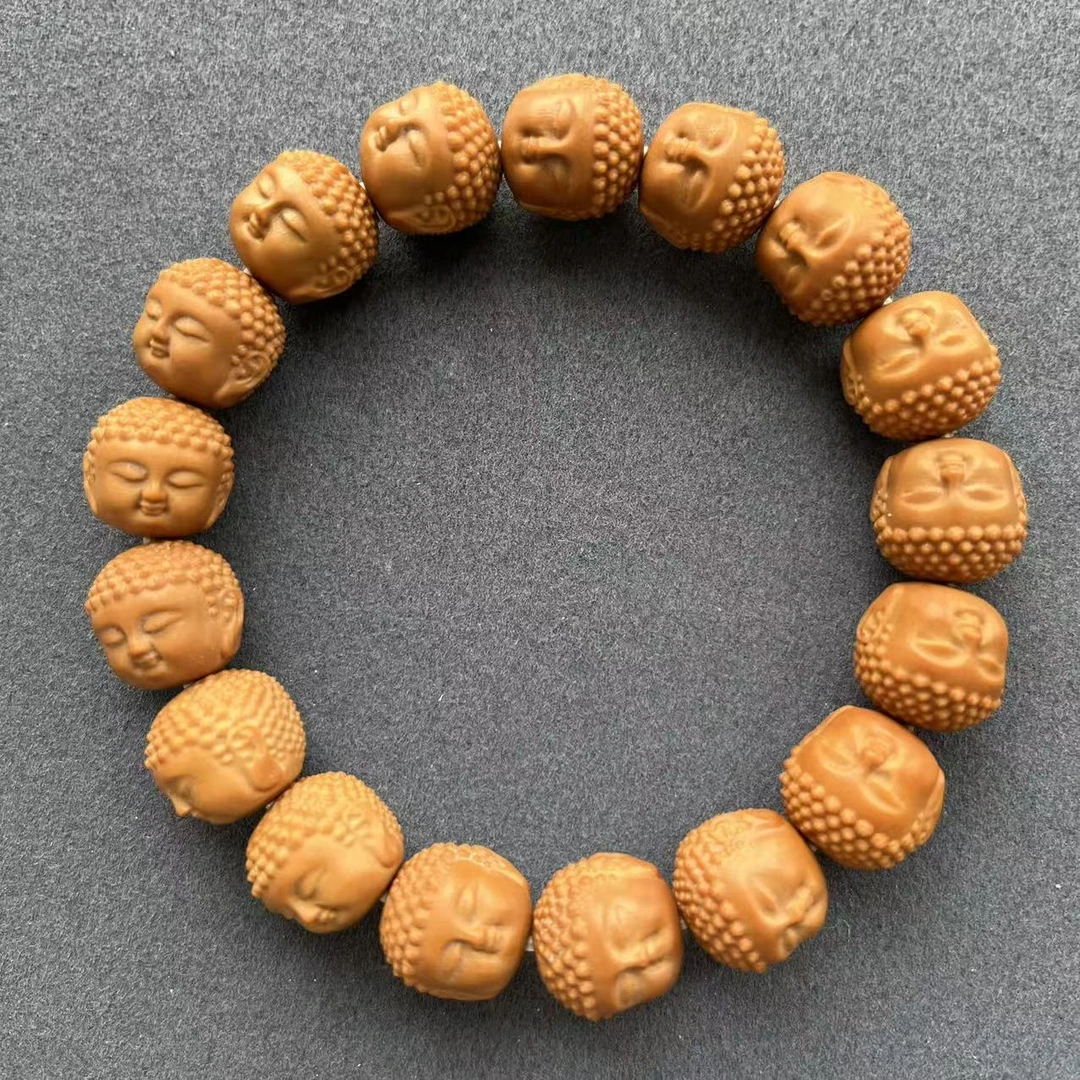 【宝宝佛】全品猴头核桃雕刻宝宝佛手串13+