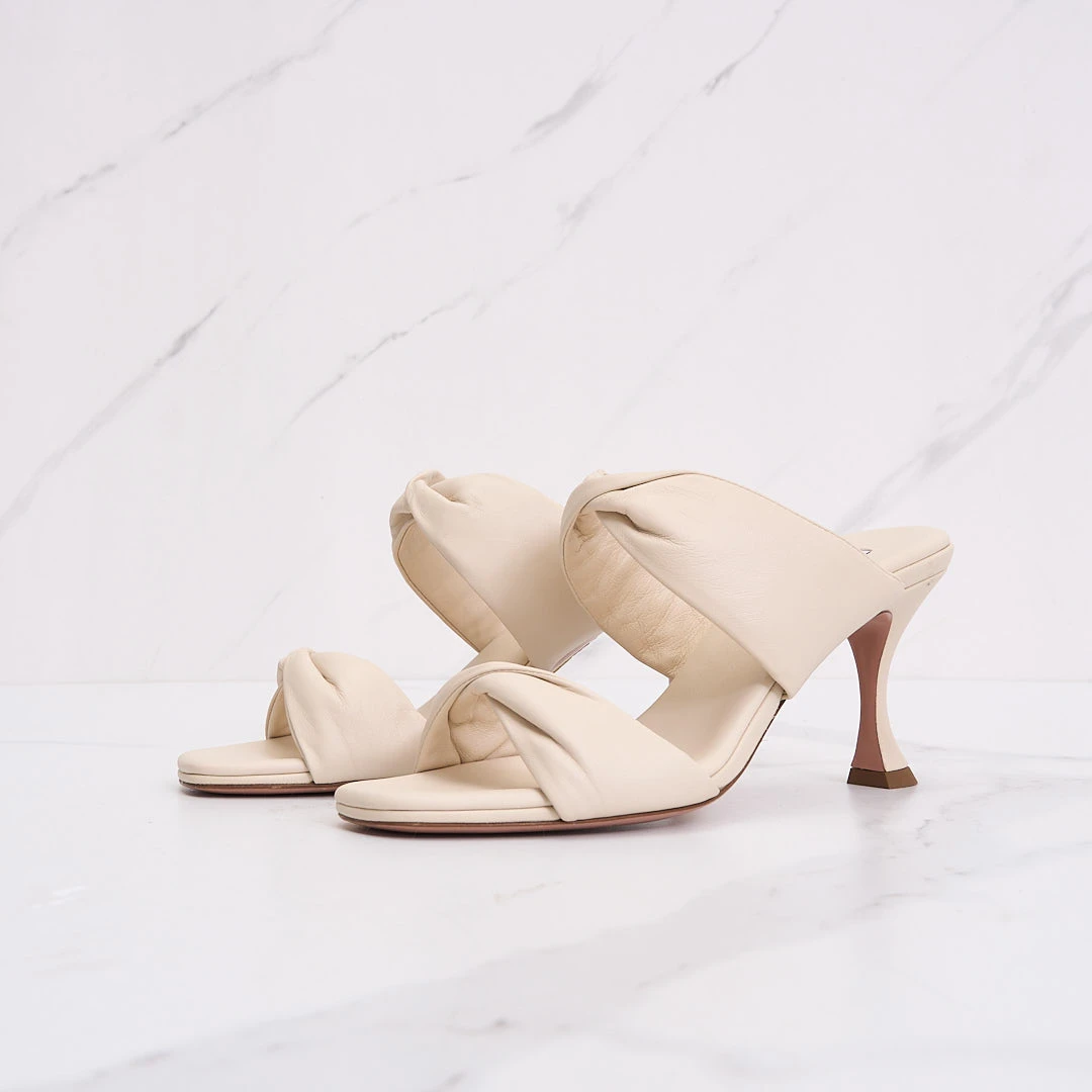 全新未使用  【瑞池女装】Aquazzura女士法式扭结穆勒鞋/AQGS00076