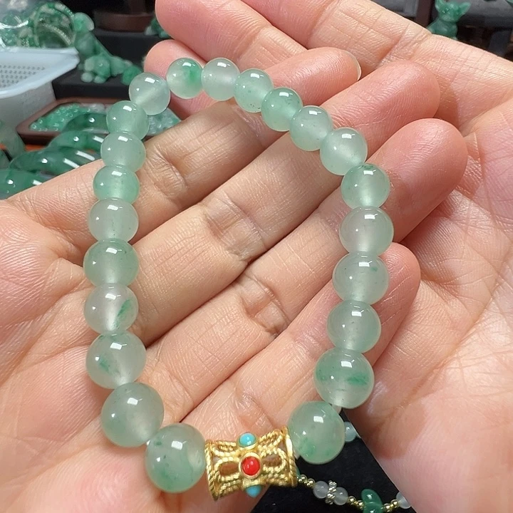 合金手链石英质玉（非洲翠）23号