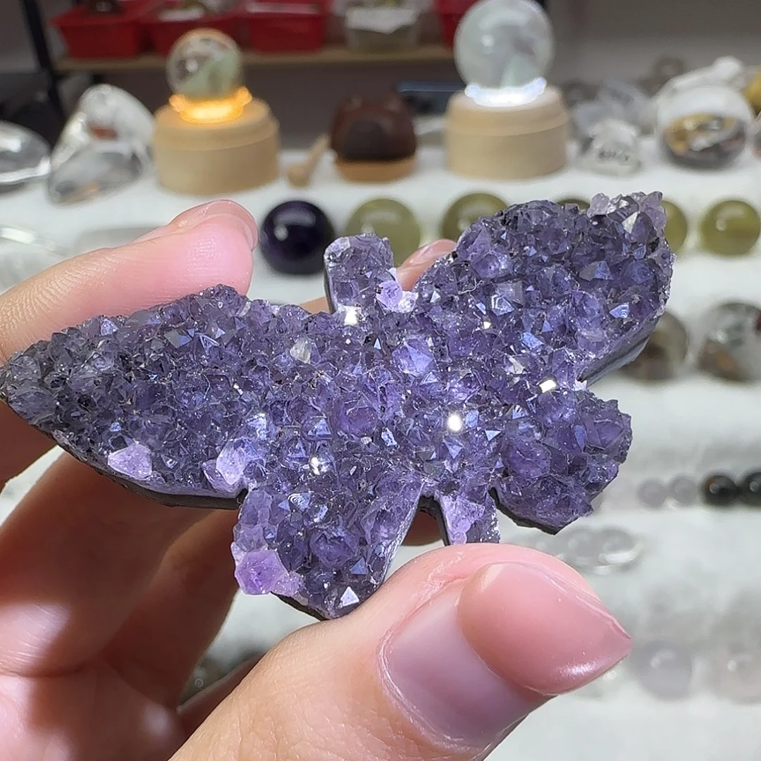 水晶未镶嵌摆件c326