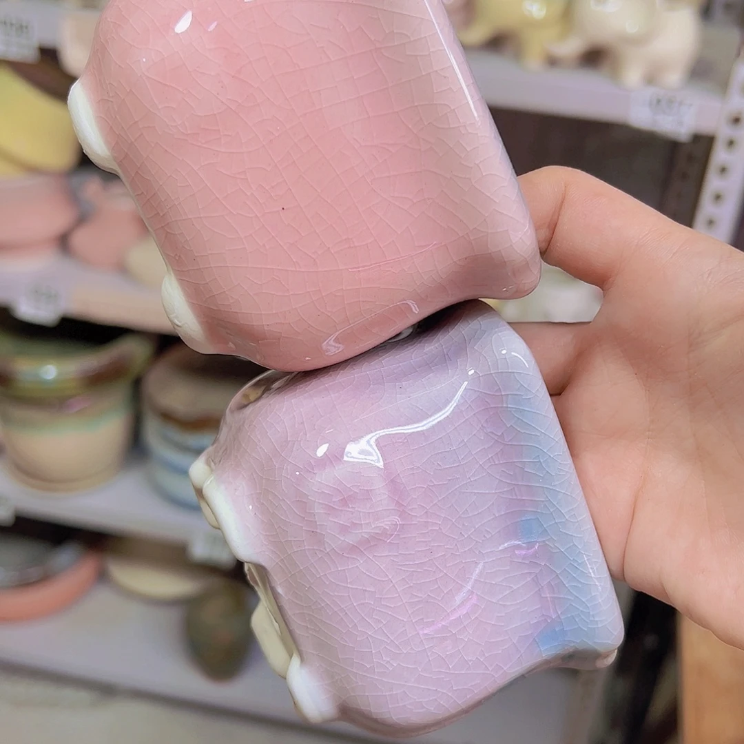 陶瓷花盆当场满12包邮