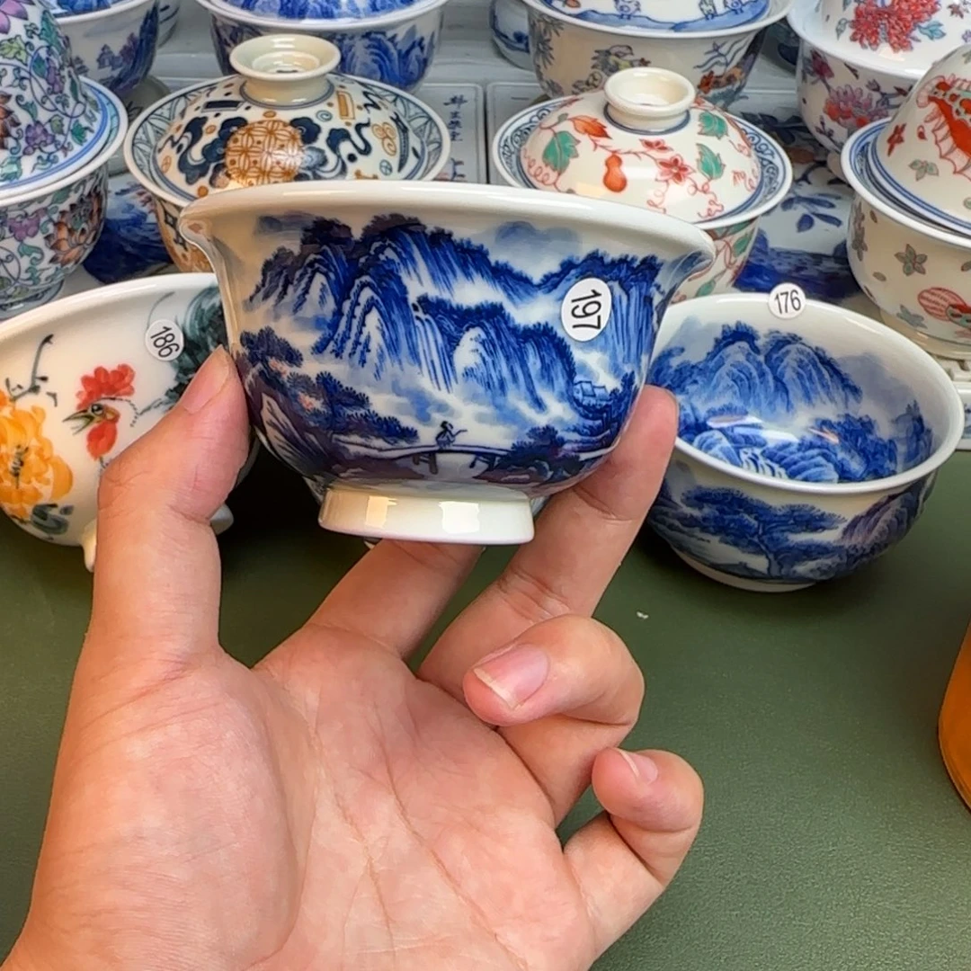 彦祖纯手工手绘茶具197